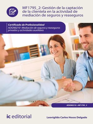 cover image of Gestión de la captación de la clientela en la actividad de mediación de seguros y reaseguros. ADGN0210